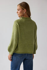 Brady Knit Sweater in Green