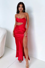 Kiara Maxi Dress - Red