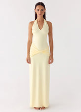 Maribelle Maxi Dress - Lemon