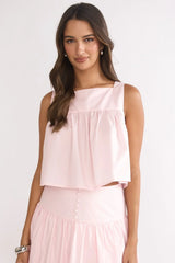 Starlina Babydoll Top Rosewater