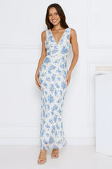 Soft Florals Maxi Dress