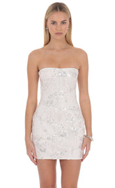 Solyra Embellished Mini Dress