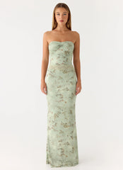 Come Through Maxi Dress - Wispy Fern