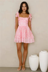 Soft Sunshine Mini Dress Pink