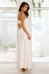 Lavish Luxe Off Shoulder Maxi Dress