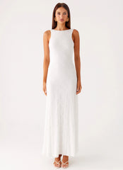Embrace The Sun Maxi Dress - White