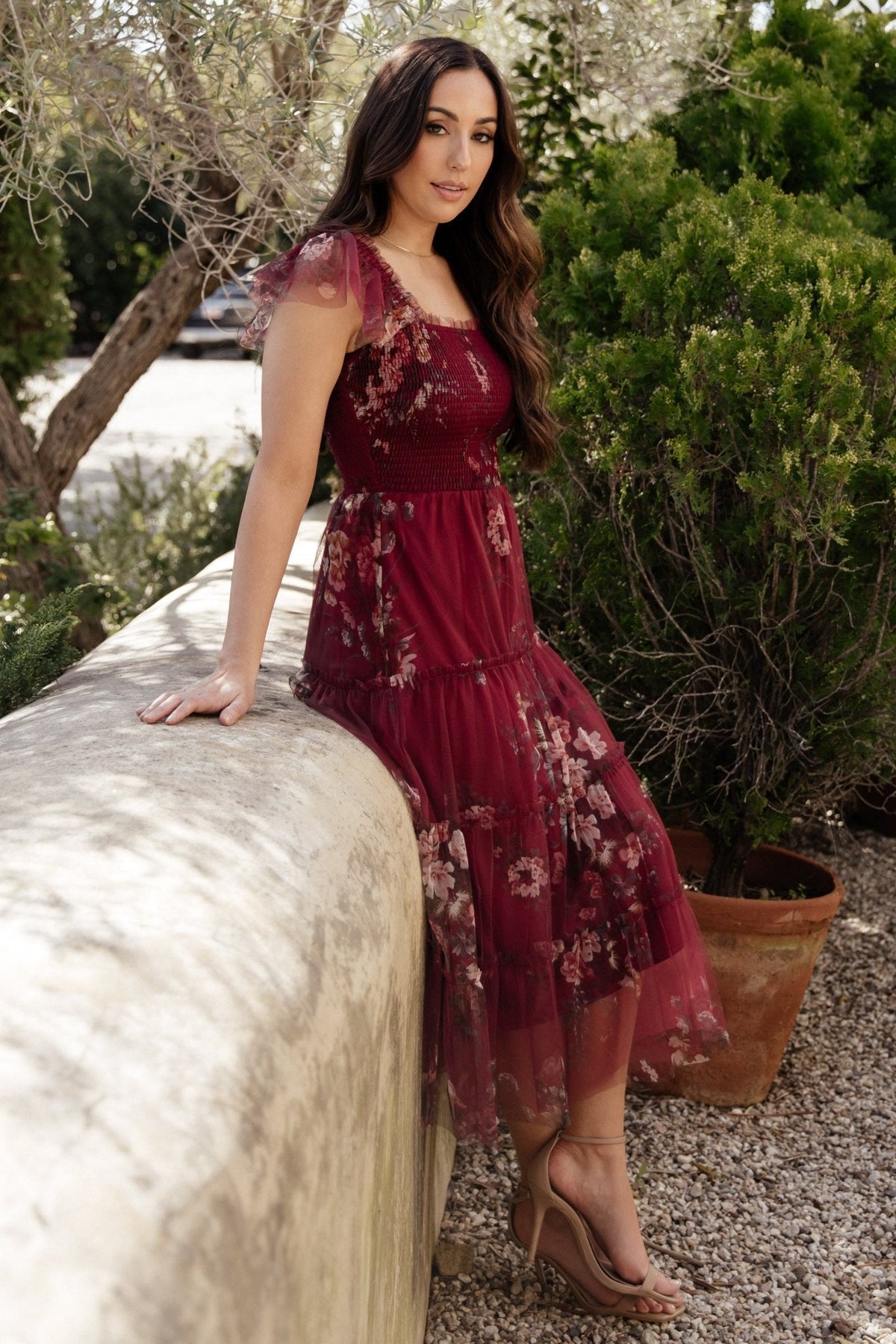 clementine tulle midi dress adorable altard state white COLOR:PLANTATION romantic and made to sizechart_rubies_dress-a.htm