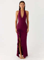 Charmed By You Maxi Dress - Plum